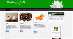 Desktop Screenshot of padmanjali.info